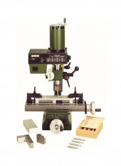 Micro Milling Machine Silver/Black/Green 50x37x28centimeter