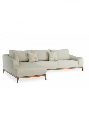 Natali Corner Sofa Beige 310 x 200 x 75cm