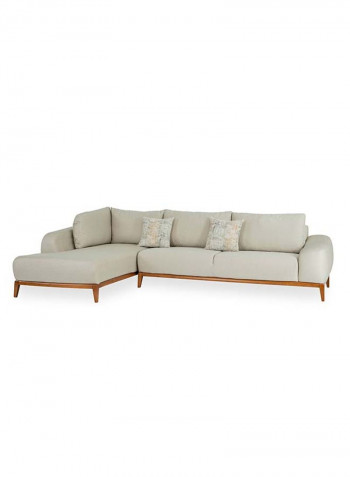 Natali Corner Sofa Beige 310 x 200 x 75cm