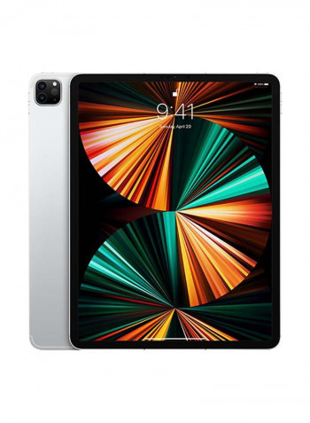 iPad Pro 2021 (5th Generation) 12.9-Inch, M1 Chip, 256GB Wi-Fi Silver with Facetime - International Specs