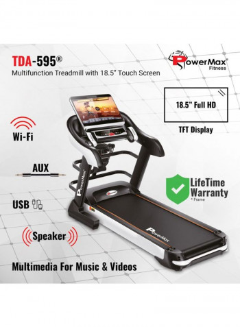 Motorized Multifunction Treadmill 182x92.5x42cm