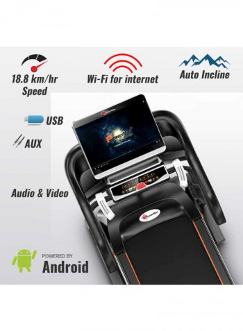 Motorized Multifunction Treadmill 182x92.5x42cm