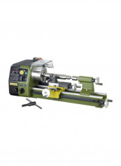 Precision Lathe Machine Silver/Black/Green 63x26x38centimeter