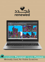 Renewed - Zbook 15 G5 (2019) Laptop With 15.6-Inch Display, Intel Core i7 Processor/8th Gen/16GB RAM/1TB SSD/4GB Nvidia GeForce GTX Series Graphics With English/Arabic Keyboard Silver