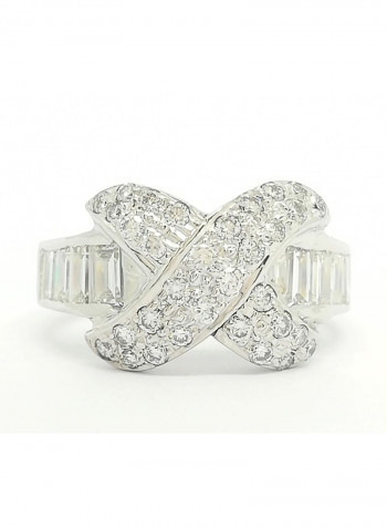 18 Karat Gold With 1.20 Ct Natural Diamond Ring
