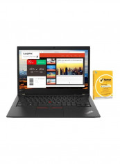 ThinkPad T480S Laptop With 14-Inch Display, Core i7 Processor/16GB RAM/1TB HDD/Intel UHD Graphics 620 + 1 Year Norton Antivirus Subscription Black