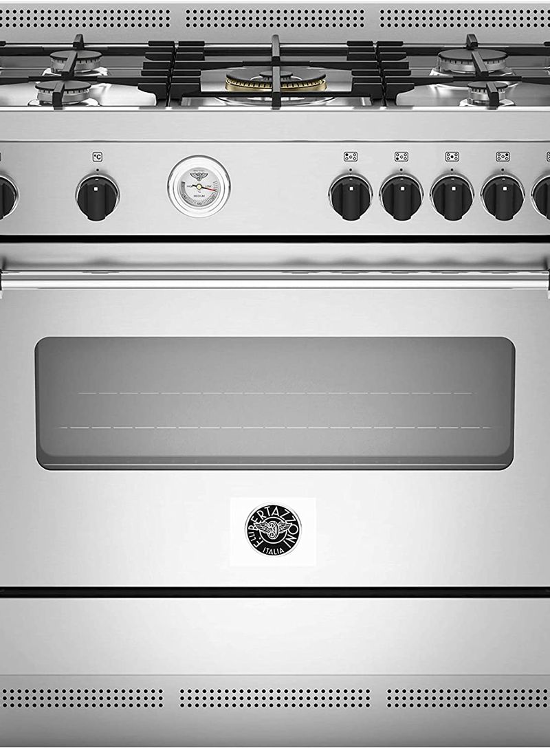 5-Burner cooking Range MAS905MFELXE Silver/Black