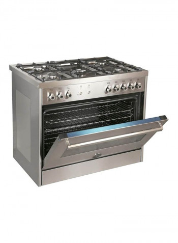 5-Burner Electric Cooking Range PRO905GGVLXE Silver/Black