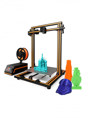 E16 3D Printer High Precision DIY Aluminium Extrusion Printer Kit Black/Yellow