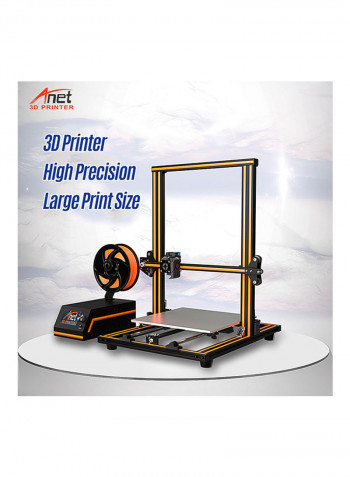 E16 3D Printer High Precision DIY Aluminium Extrusion Printer Kit Black/Yellow