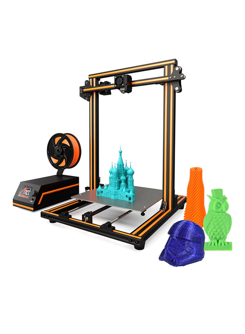 E16 3D Printer High Precision DIY Aluminium Extrusion Printer Kit Black/Yellow