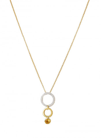 18 Karat  Gold Diamond Necklace