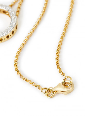 18 Karat  Gold Diamond Necklace