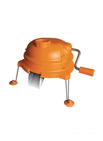 Manual Food Cutter Orange/Steel 20x15x12inch
