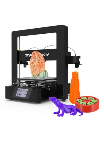 Simple Assembly 3D Printer Kit With Touch Screen 220 x 220 x 210millimeter Black