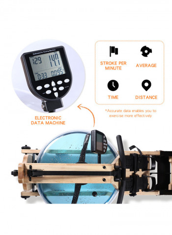 Indoor Water Rowing Machine 83x20x22inch