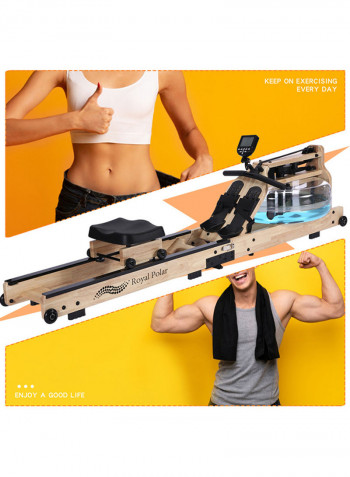 Indoor Water Rowing Machine 83x20x22inch