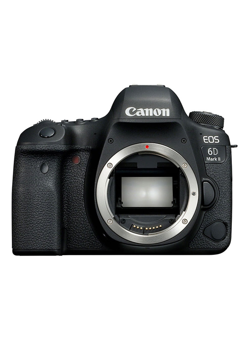 EOS 6D Mark II DSLR Body 26.2MP With LCD Touchscreen, Built-In Wi-Fi, NFC, Bluetooth And GPS Geotagging Technology