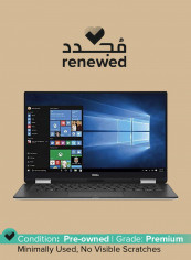 Renewed - XPS 13 9365 2-in-1 Laptop With 13.3-Inch FHD Touchscreen Display, Intel Core i7 Processor/16GB Ram/256GB SSD Windows 10 With English/Arabic Keyboard Silver