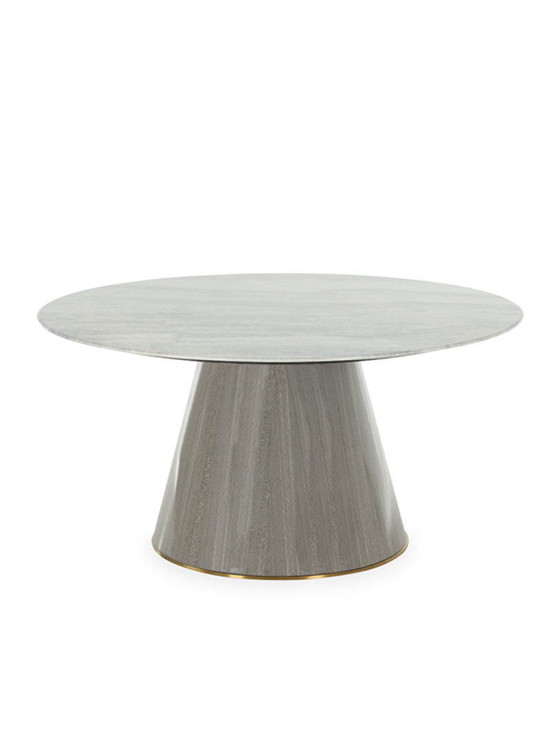 Alex Dining Table White/Grey 150x150x76cm