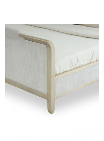 Donna King Bed Gold/Beige