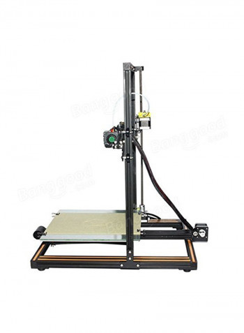 الطابعة ثلاثية الأبعاد CR-10 V2 عالية الدقة مزودة بطقم أدوات يمكنك تركيبها بنفسك 62.5x53.5x27سنتيمتر أسود