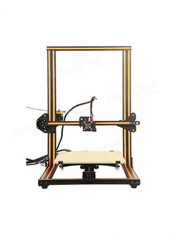 الطابعة ثلاثية الأبعاد CR-10 V2 عالية الدقة مزودة بطقم أدوات يمكنك تركيبها بنفسك 62.5x53.5x27سنتيمتر أسود