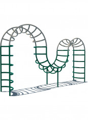RW-13119 Kids Gymnastic Monkey Bar 430 x 75 x 260cm