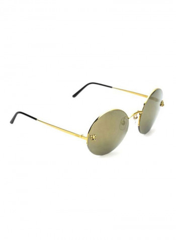 Women's UV Protected Round Sunglasses - Lens Size: 58 mm