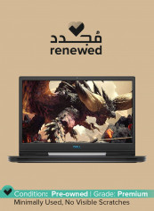 Renewed - G5 15 5590 (2019) Gaming Laptop With 15.6-Inch Display, Intel Core i7 Processor/9th Gen/8GB RAM/1TB SSD+HDD/4GB Nvidia GeForce GTX 1650 Graphics Space Black