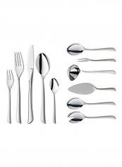 Stainless Steel  60 Parts Serving Spoon Set Silver