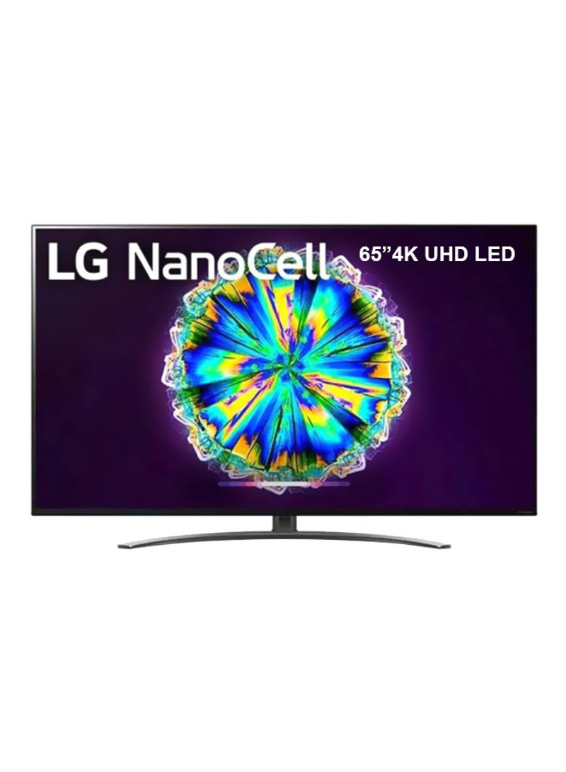 65-Inch NanoCell 8 Series WebOS  4K UHD Smart LED TV (2020) 65NANO86 Black