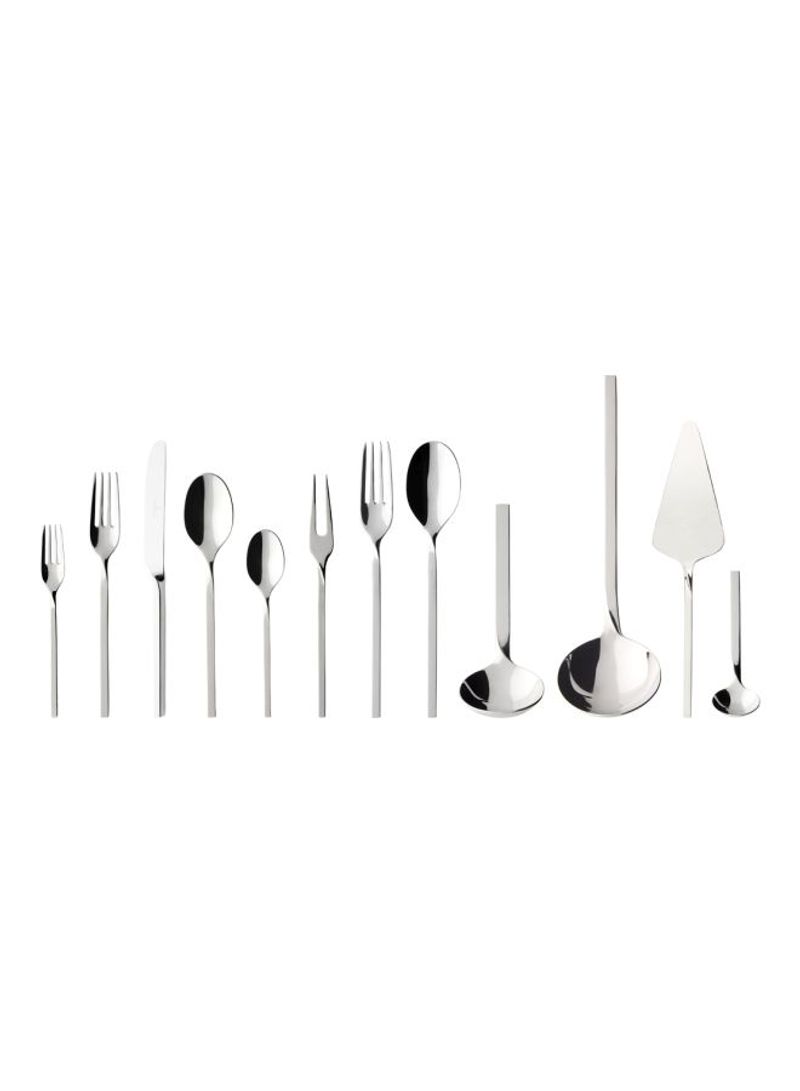 70-Piece NewWave Cutlery Set Silver
