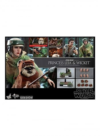 Princess Leia and Wicket Star Wars: Return of The Jedi