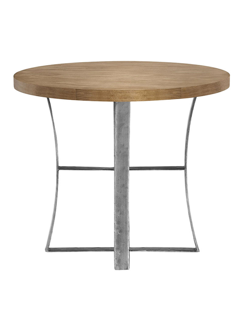 Roswell End Table Umber/Silver 30x25.25x30inch