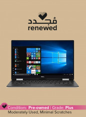 Renewed - XPS 9365 2-in-1 Laptop With 13.3-Inch QHD Touchscreen Display, Intel Core i5 Processor/ 8GB, 256GB SSD Windows 10 With English/Arabic Keyboard Silver