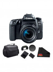 EOS 77D DSLR With EF-S 18-55mm f/4-5.6 IS STM Lens 24.2MP,LCD Touchscreen, Built-In Wi-Fi, NFC, Bluetooth And Accessory Bundle