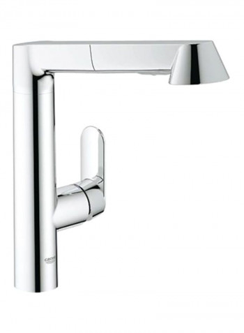 Single Lever Sink Mixer With Pull Out Dual Spray Control Chrome L 50 x W 231 x H 301millimeter