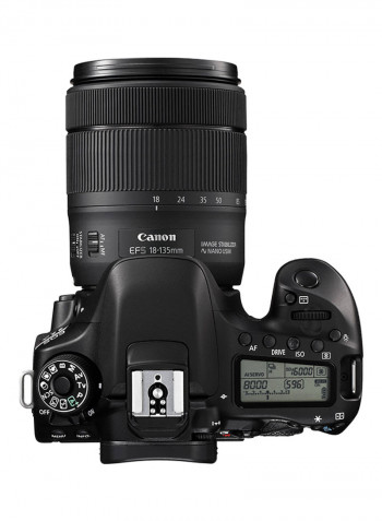 EOS 80D DSLR With EF-S 18-135mm f/3.5-5.6 IS USM Lens 24.2MP,LCD Touchscreen And Built-In Wi-Fi
