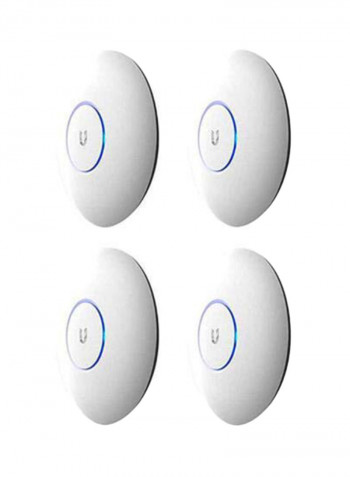 Pack Of 4 UniFi Access Point Enterprise Wi-Fi System White
