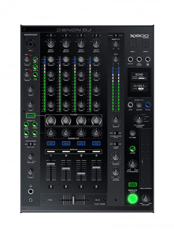 Prime Professional 4-Channel Mixer X1800 PRIME Black