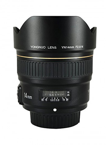 Ultra-Wide Angle Prime Lens 4.1x3.4inch Black