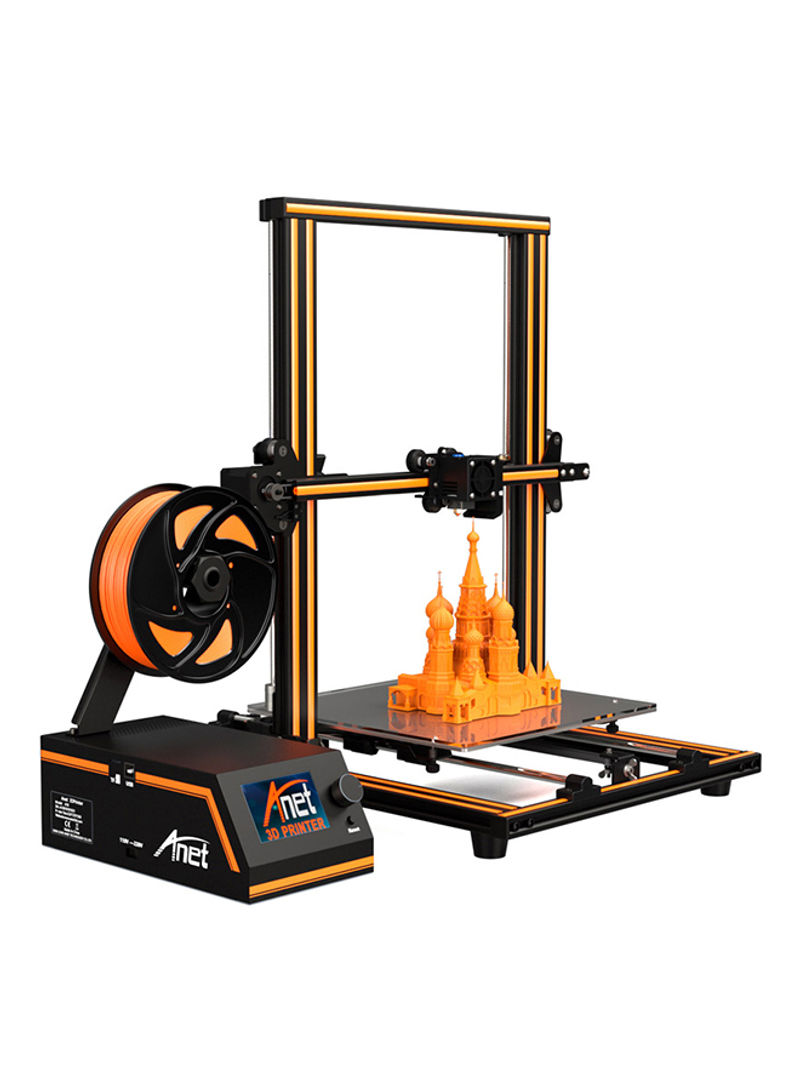 E16 3D Printer High Precision DIY Aluminium Extrusion Printer Kit Black/Yellow