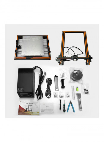 E16 3D Printer High Precision DIY Aluminium Extrusion Printer Kit Black/Yellow