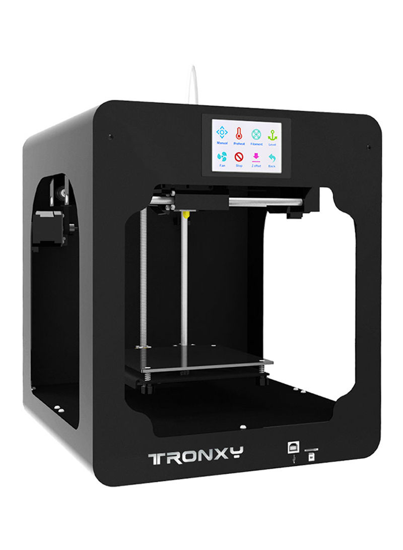High Precision Desktop 3D Printer With Touch Screen 150 x 150 x 150millimeter Black