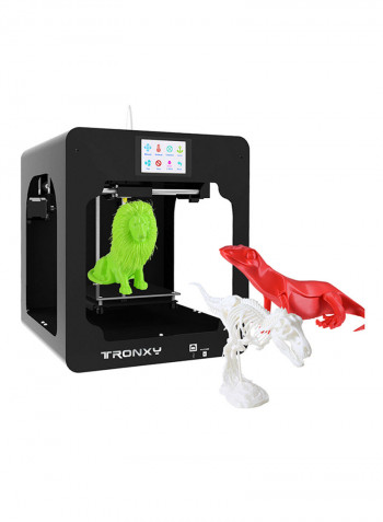High Precision Desktop 3D Printer With Touch Screen 150 x 150 x 150millimeter Black