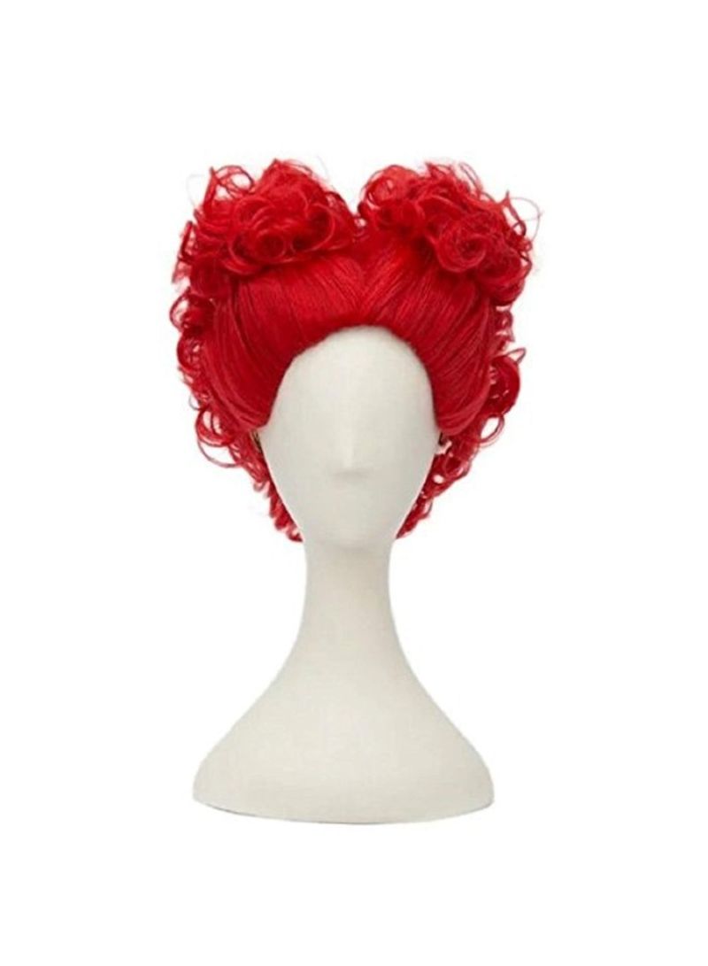 Short Curly Wig Red