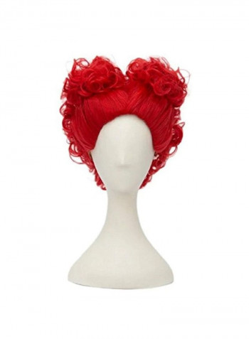 Short Curly Wig Red