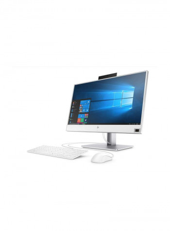 EliteOne 800 G4 All-In-One Desktop With 23.8-Inch Display, Core i5 Processor/8GB RAM/256GB SSD/Intel UHD Graphics 630 White