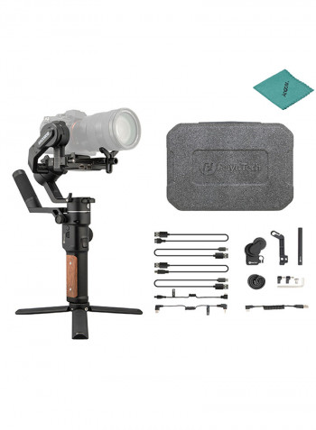 AK2000S 3-Axis Handheld Gimbal Stabilizer Black